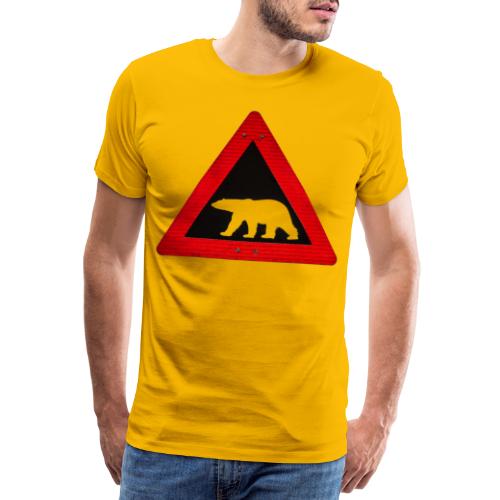 Achtung Eisbär - Männer Premium T-Shirt