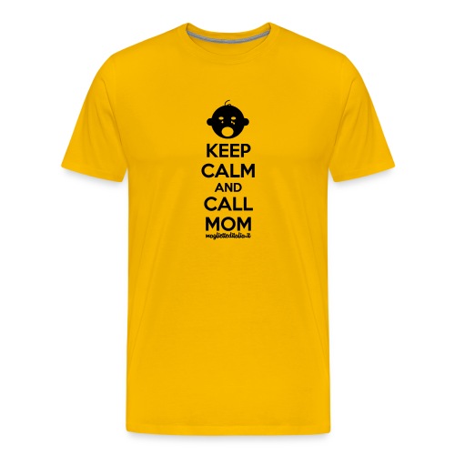 keep mom v - Maglietta Premium da uomo
