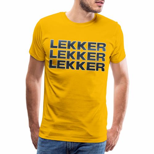 LekkerGrey - Mannen Premium T-shirt