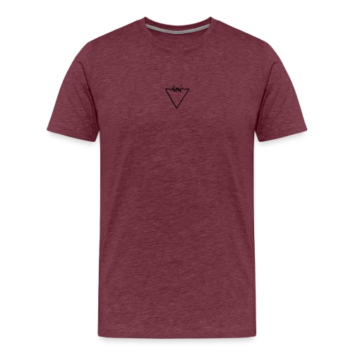 Now triangle black - Men's Premium T-Shirt