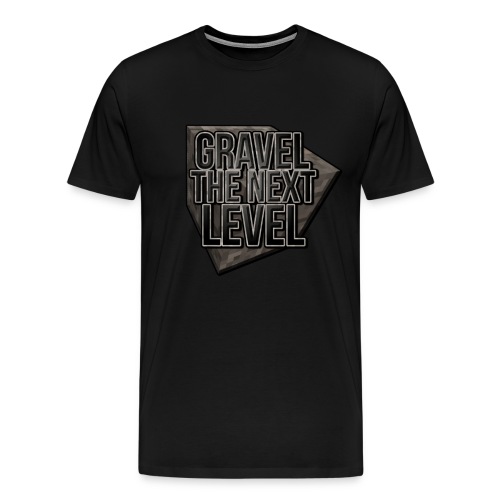 gravelthenextlevel png - Mannen Premium T-shirt