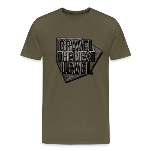 gravelthenextlevel png - Mannen Premium T-shirt