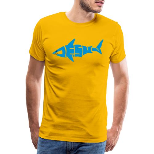 Jesus Shark - Männer Premium T-Shirt