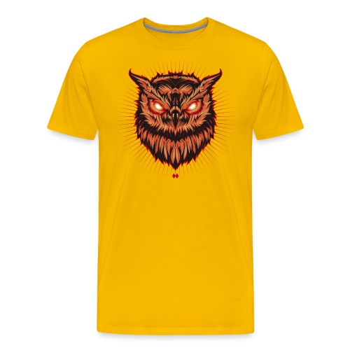 OWL PORTRAIT 01 - Männer Premium T-Shirt
