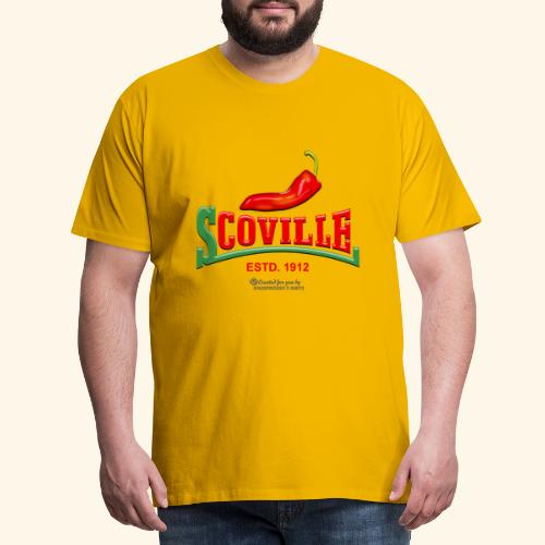 Chili Design Scoville - Männer Premium T-Shirt