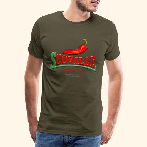 Chili Design Scoville - Männer Premium T-Shirt