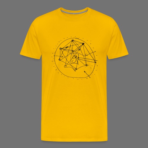 SEO-strategi No.1 (sort) - Herre premium T-shirt