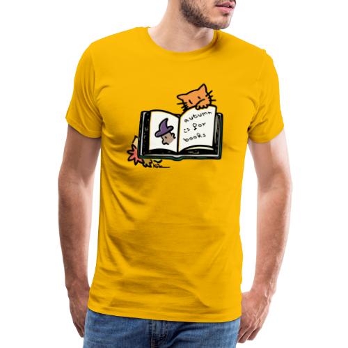 Der Herbst ist für Bücher! - Männer Premium T-Shirt