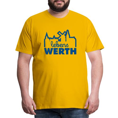 Werth - Lebens WERTH - Skyline - Männer Premium T-Shirt