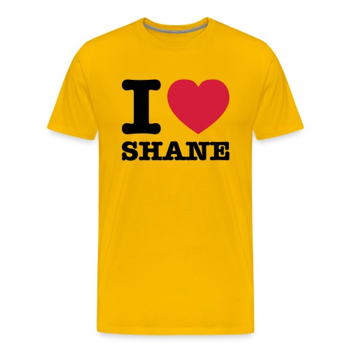 I love Shane - Männer Premium T-Shirt