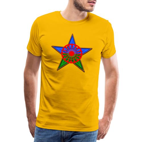 Romani barnstar - Premium-T-shirt herr