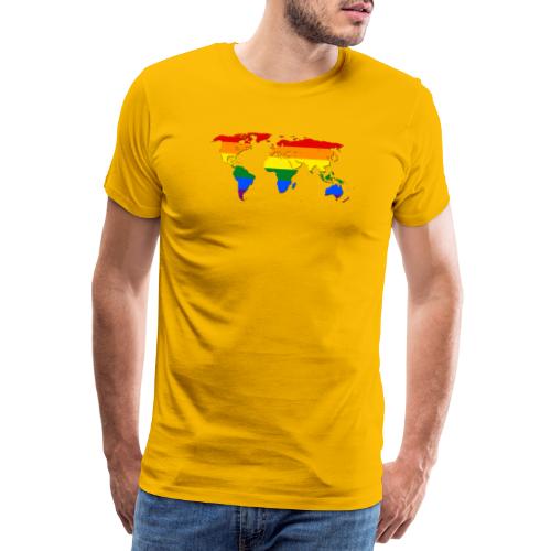 RAINBOW WORLD - LOVE Is LOVE - GAYPRIDE - Männer Premium T-Shirt