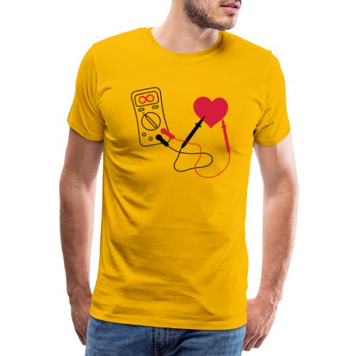 Heart Multimeter - Mannen Premium T-shirt