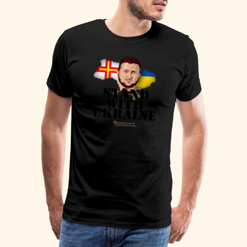 Ukraine Unterstützer Merch Insel Guernsey - Männer Premium T-Shirt