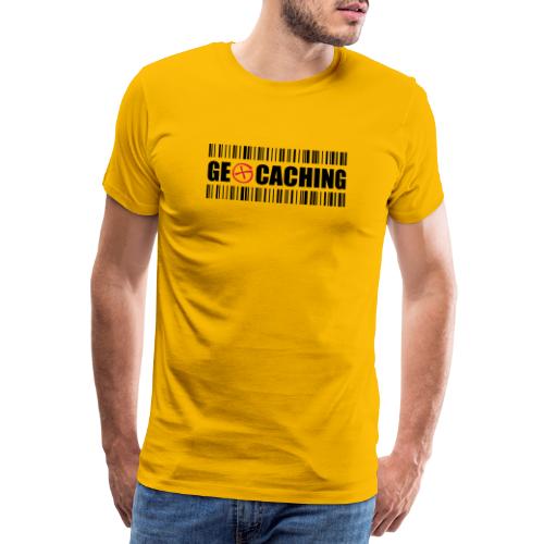 Geocaching Barcode - 2colors - 2O12 - Männer Premium T-Shirt