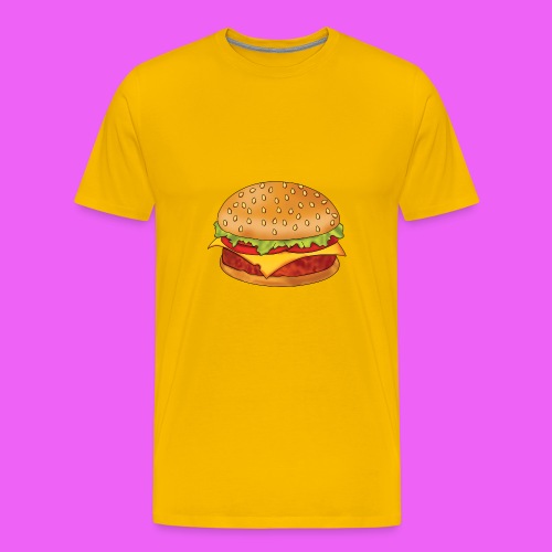 hamburguesa - Camiseta premium hombre