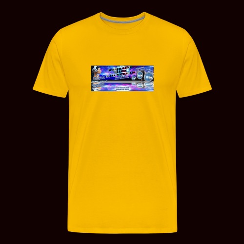 Webradio-Ried Blau - Männer Premium T-Shirt