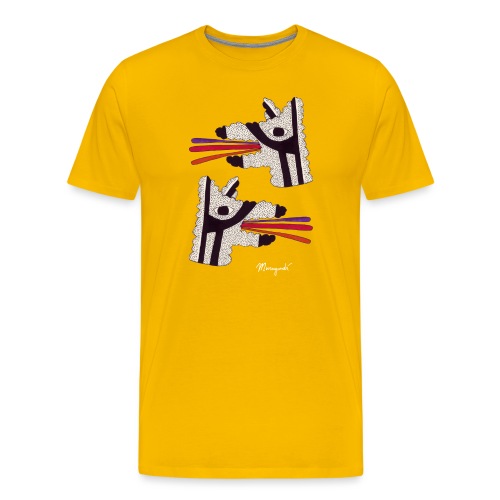 Three-Tongued Dogs - Men's Premium T-Shirt