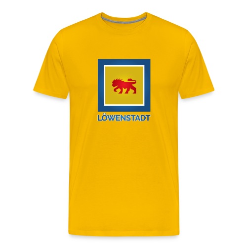 Löwenstadt Fan Design 11 - Männer Premium T-Shirt