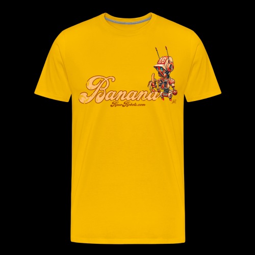 Banana Robot! 🍌 - Herre premium T-shirt