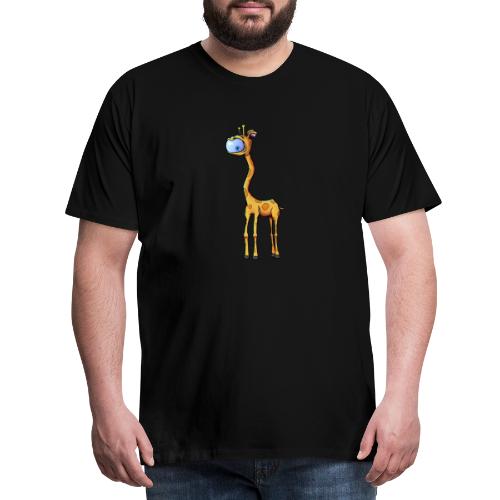 Einäugige Giraffe - Männer Premium T-Shirt