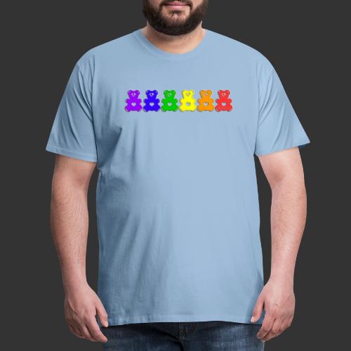Regenbogen Bären-Reihe - Männer Premium T-Shirt