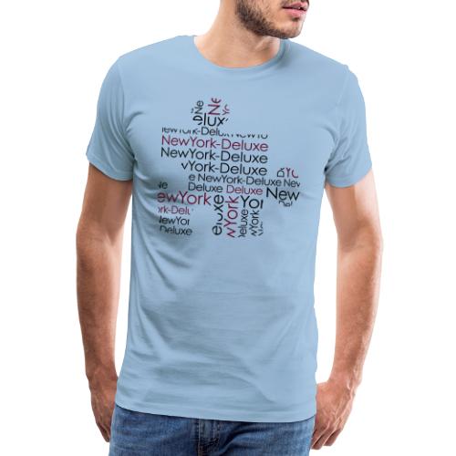 New York Deluxe Puzzle Motiv - Männer Premium T-Shirt