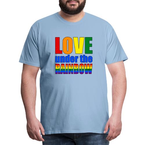 L'amour sous l'arc-en-ciel - T-shirt Premium Homme