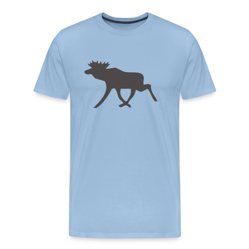 Schwedenelch; schwedisches Elch-Symbol (vektor) - Männer Premium T-Shirt