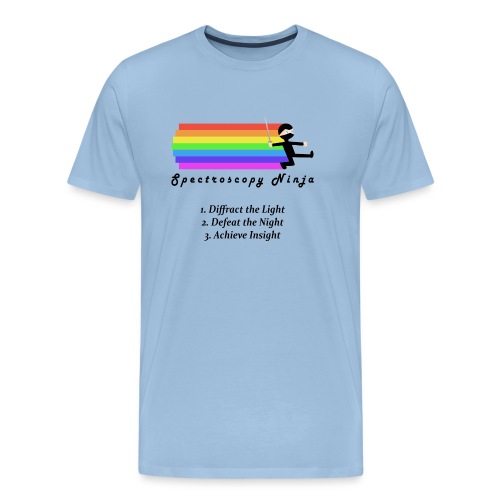 Spectroscopy-Ninja_Spruch - Männer Premium T-Shirt