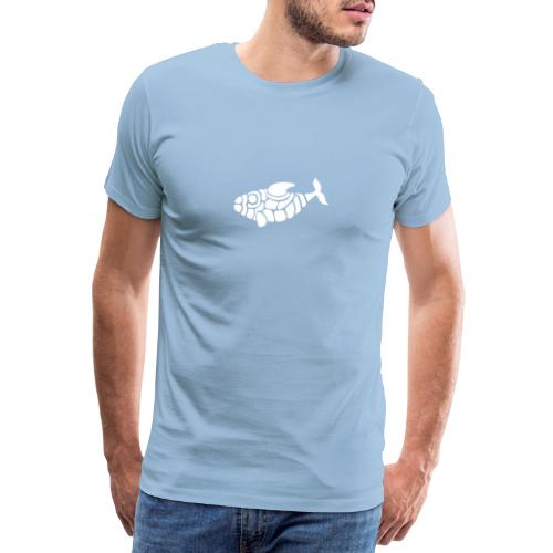 Fisch Muster Weisswal Tattoo Design T-Shirt - Männer Premium T-Shirt