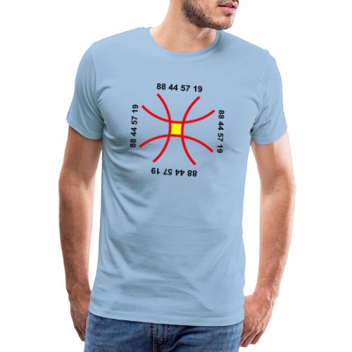 TIAN GREEN - Anti Corona Symbol - Männer Premium T-Shirt