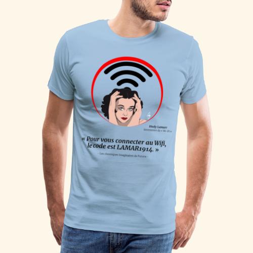 Hedy Lamarr inventrice du Wi-Fiview 1 Hedy Lamarr - T-shirt Premium Homme