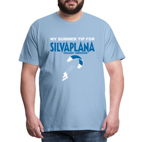 My summer tip for Silvaplana Kitesurfing Schweiz - Männer Premium T-Shirt