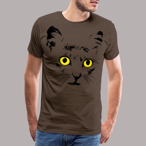 Cat Face - Männer Premium T-Shirt