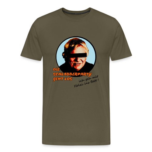 schlabberparty bitmap - Männer Premium T-Shirt