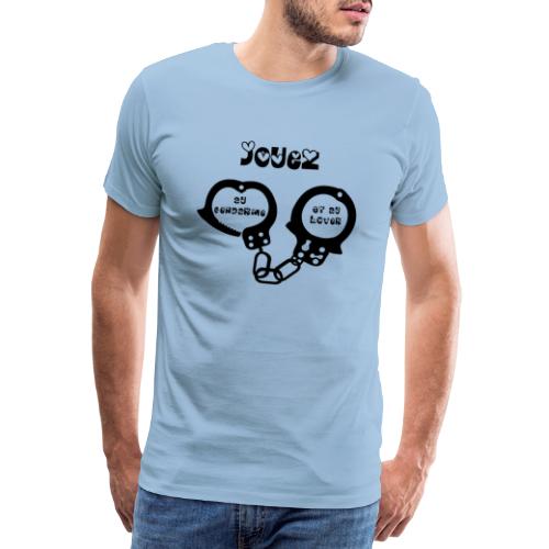 JOUEZ AU GENDARME ET AU LOVER ! - Jeux de Mots - T-shirt Premium Homme