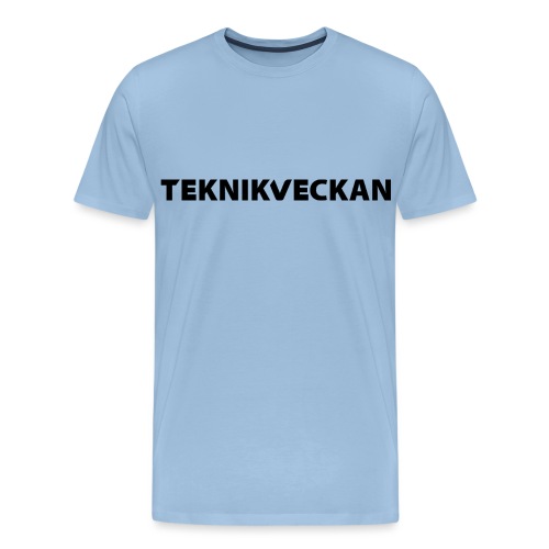 Teknikveckan Text Svart - Premium-T-shirt herr