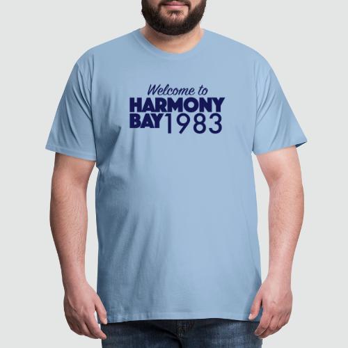Welcome to Harmony Bay 1983 - Männer Premium T-Shirt
