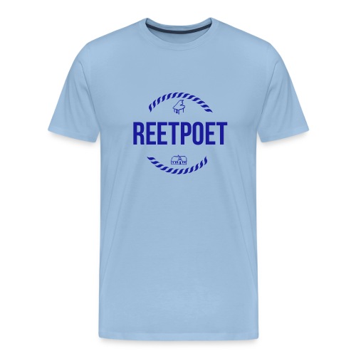 ReetPoet To Go | Logo Blau - Männer Premium T-Shirt