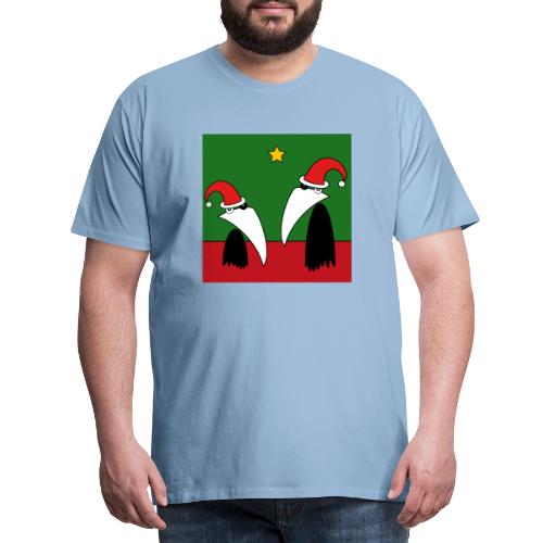 Raving Ravens - merry xmas - T-shirt Premium Homme