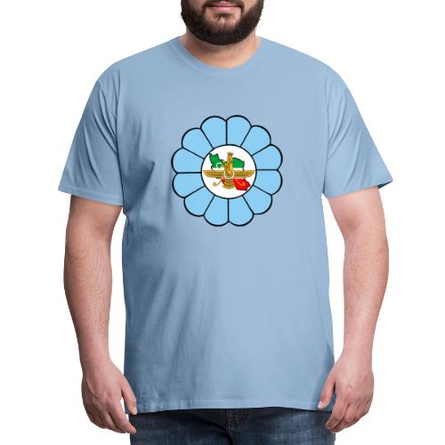 Faravahar Iran Lotus Colorful - Premium T-skjorte for menn