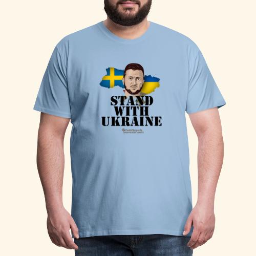 Ukraine Schweden - Männer Premium T-Shirt