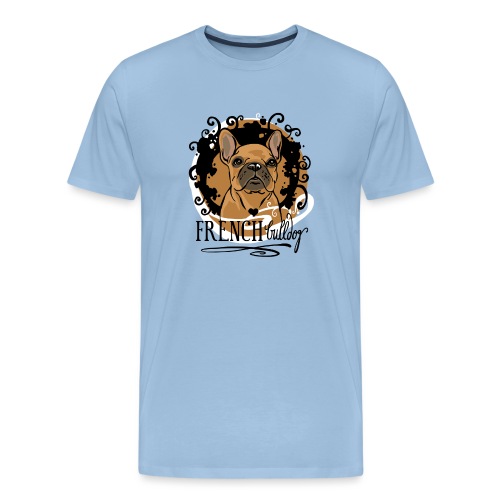 French Bulldog bunt - Herre premium T-shirt