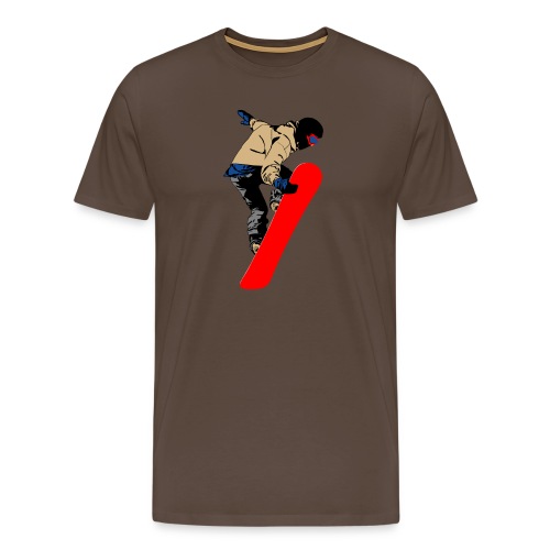 Snowboarder - Männer Premium T-Shirt