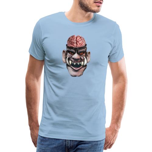 Big brain monster - Premium-T-shirt herr