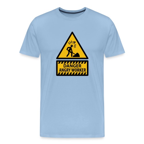 Angry worker - Men's Premium T-Shirt