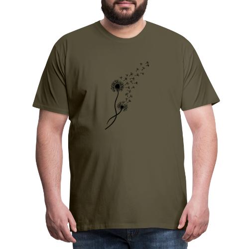 Pusteblume, Löwenzahn, Blumen, Blume, Frühling - Männer Premium T-Shirt