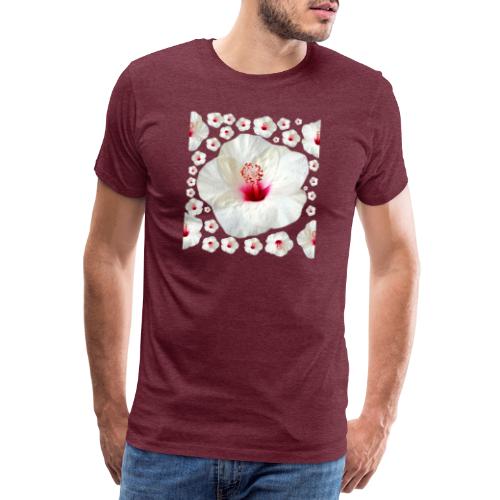 Hibiscus rosa sinensis - T-shirt Premium Homme
