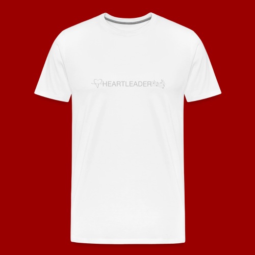 Heartleader Charity (weiss/grau) - Männer Premium T-Shirt